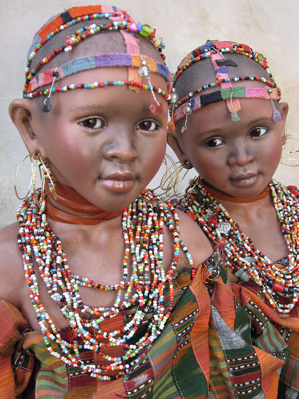 Maasai Dancers doll