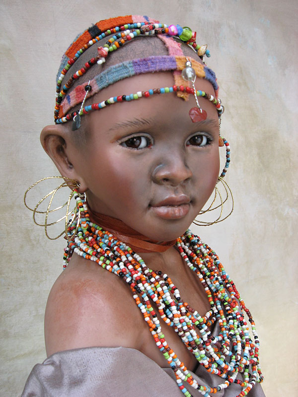 Maasai Dancers doll