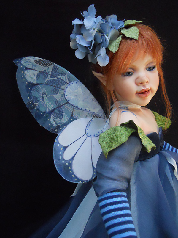 Blue Funky Fairy doll