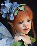 Blue Funky Fairy doll