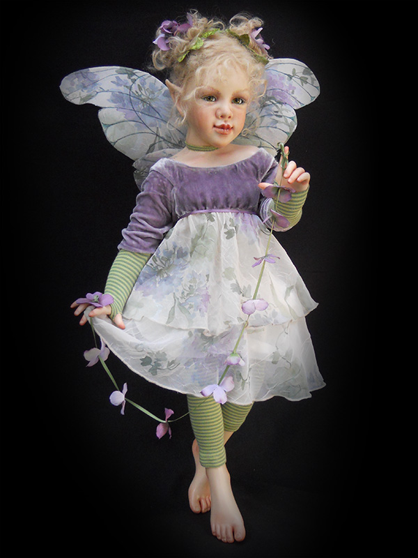 Lavender Funky Fairy doll