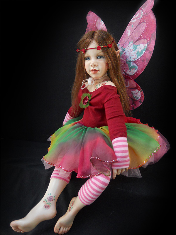 Pink Punk Fairy doll